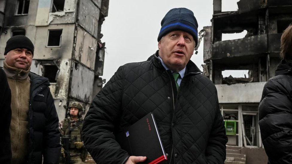 Boris Johnson makes trip to Ukraine