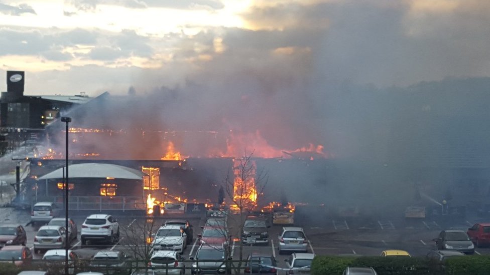 Fire at Sixfields Tavern