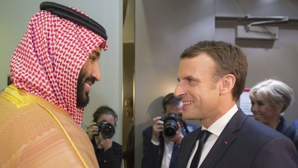 France's President Macron begins Saudi visit, amid Lebanon crisis