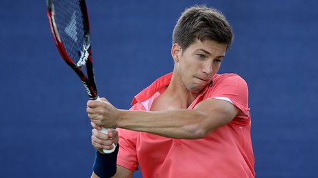 Aljaz Bedene through at Aegon Open in Nottingham - BBC Sport