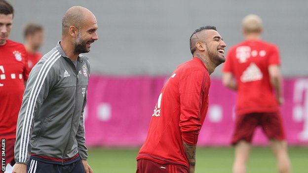 Pep Guardiola, Arturo Vidal