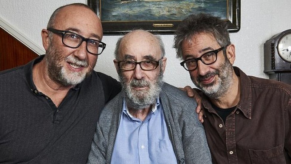Ivor, David y Colin Baddiel