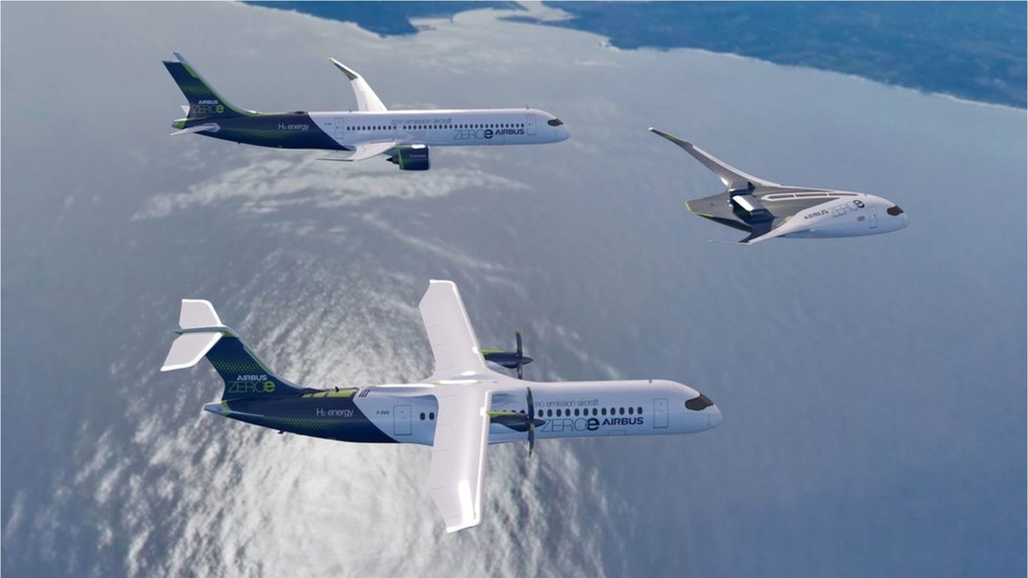 エアバス Co2排出ゼロの旅客機を計画 水素で航行 cニュース
