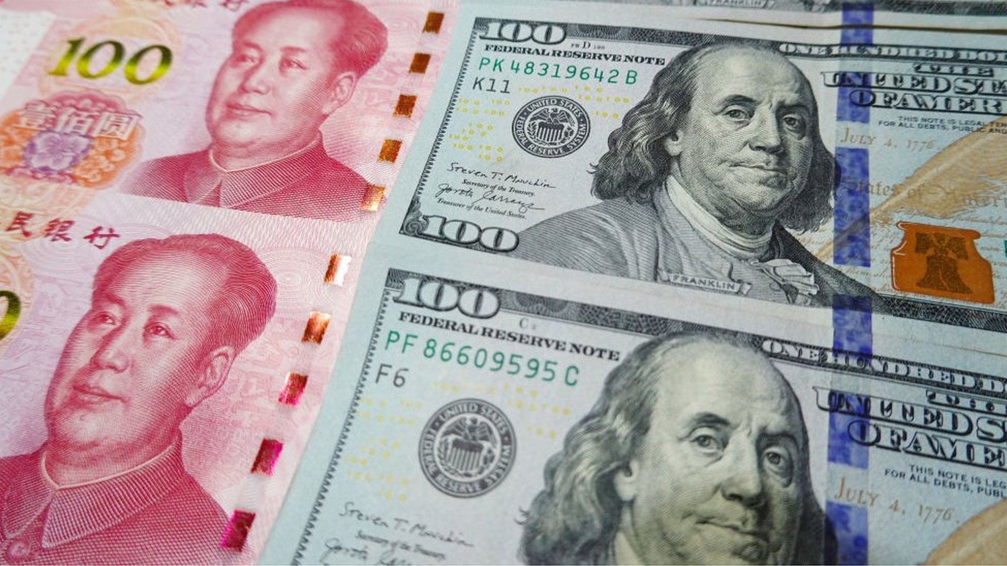 中国・人民元が対ドル最安値を更新 米FRBの利上げの影響続く - BBCニュース