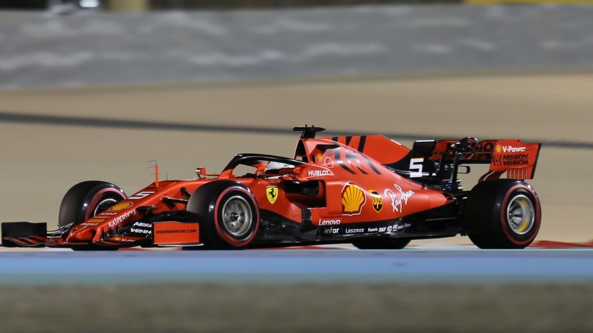 Bahrian GP: Sebastian Vettel top as Ferrari dominate practice
