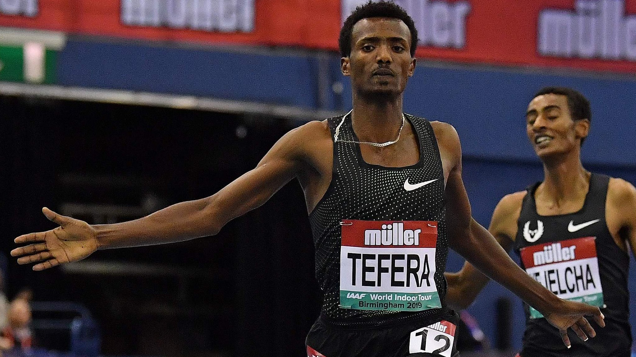 Watch: Tefera sets 1500m world record