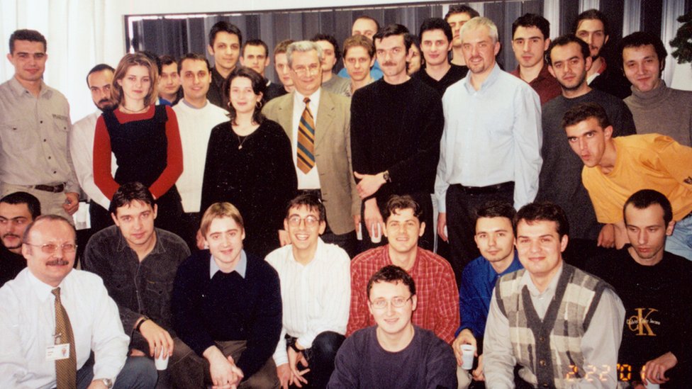 El equipo de Bitdefender en 2001