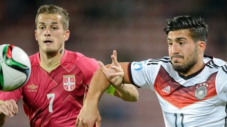 Germany U21s 1-1 Serbia U21s