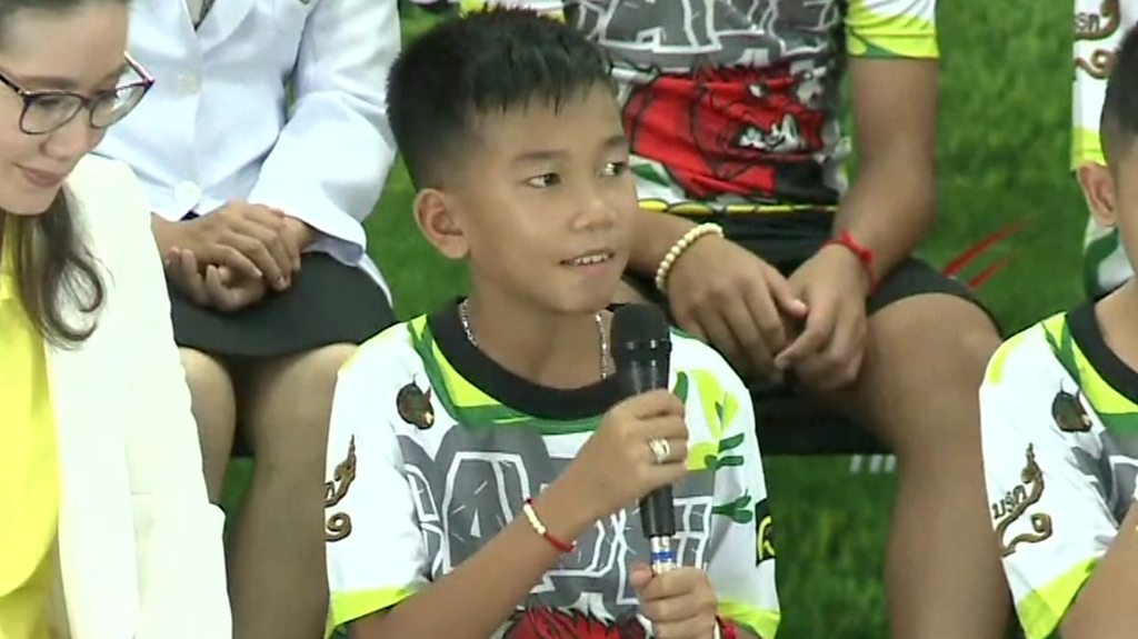 Thai cave boys: 'This experience makes me stronger'