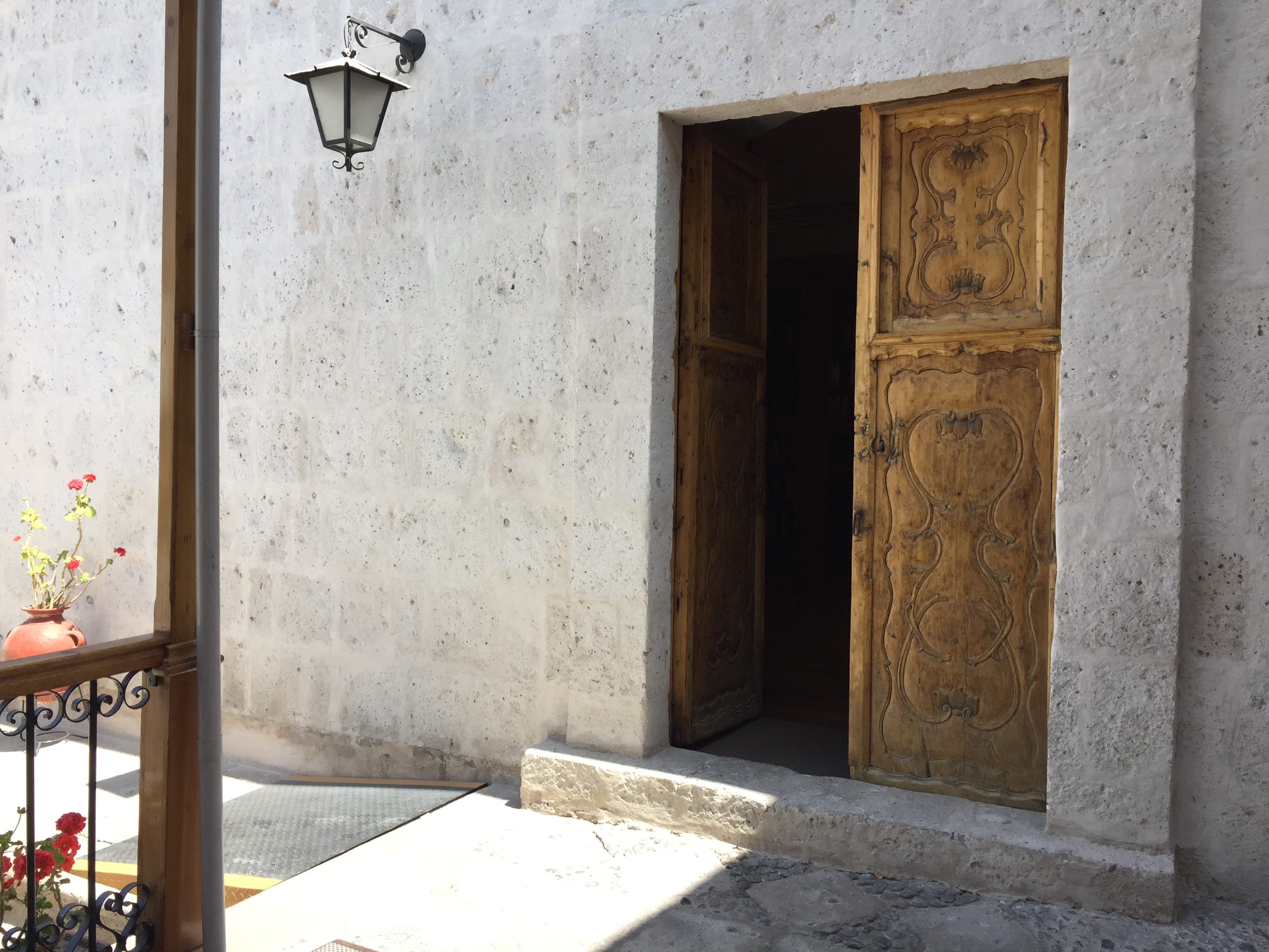 Ingreso a la Biblioteca de Vargas Llosa