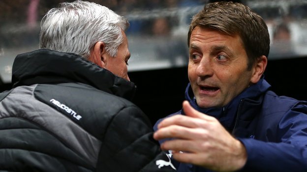 Tim Sherwood, right, became Villa boss in February, took them to the FA Cup final in May and kept them in the Premier League