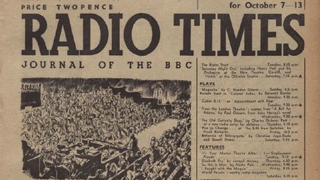 Radio Times front page for 7 October 1945