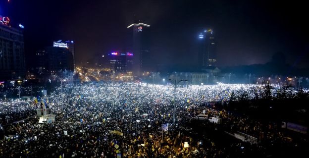 مسيرة الأحد في بوخاريست