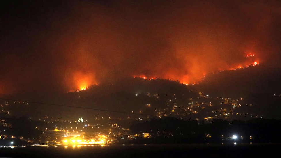 Incendios en Galicia