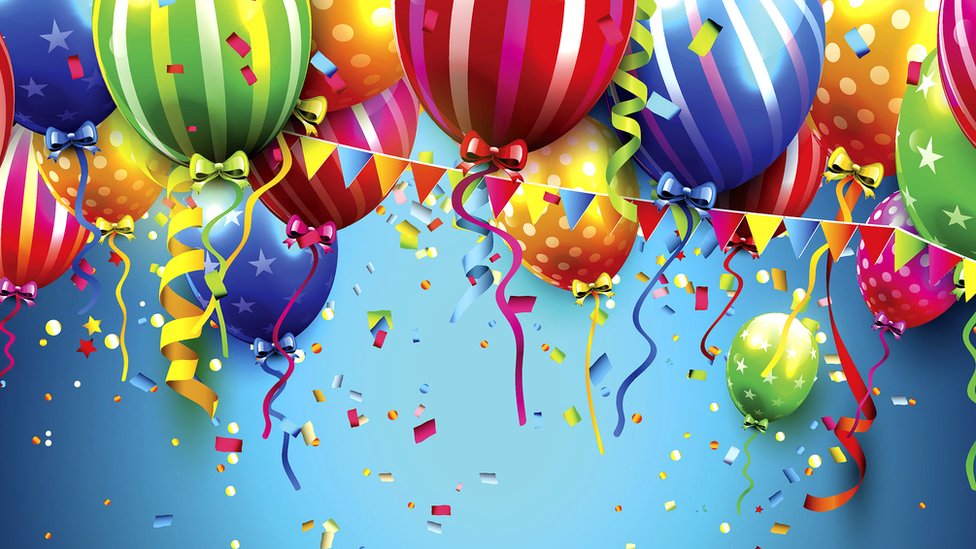 Un respiro antes de continuar... y vamos preparando la celebración del cumpleaños. globos de cumpleaños