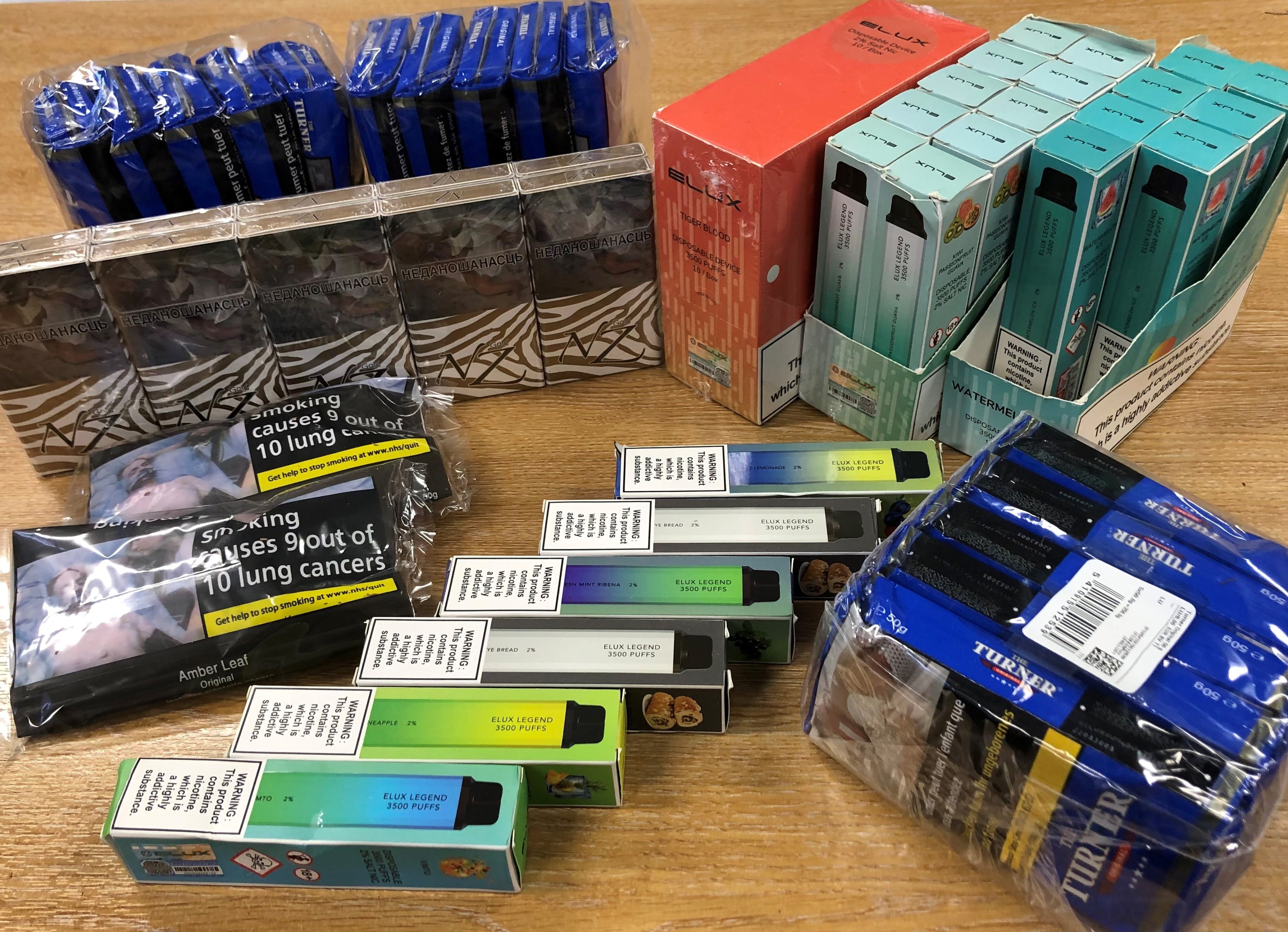 Oversized vapes seized during raids on shops in Darlington