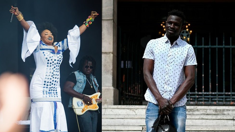 Oumou SangarÃ© rend hommage Ã  Mamoudou Gassama - BBC News Afrique
