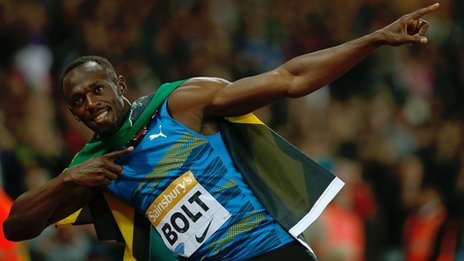 Bolt wins 100m at Anniversary Games