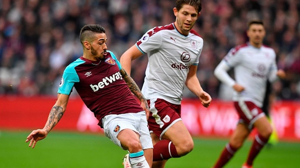 Chaotic scenes as Burnley win at West Ham