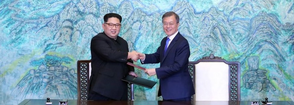 平和協定締結後も米軍駐留継続」 韓国高官が言及 - BBCニュース