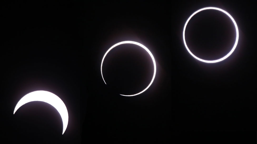 Incredible 'Ring of Fire' eclipse appears in Africa CBBC Newsround