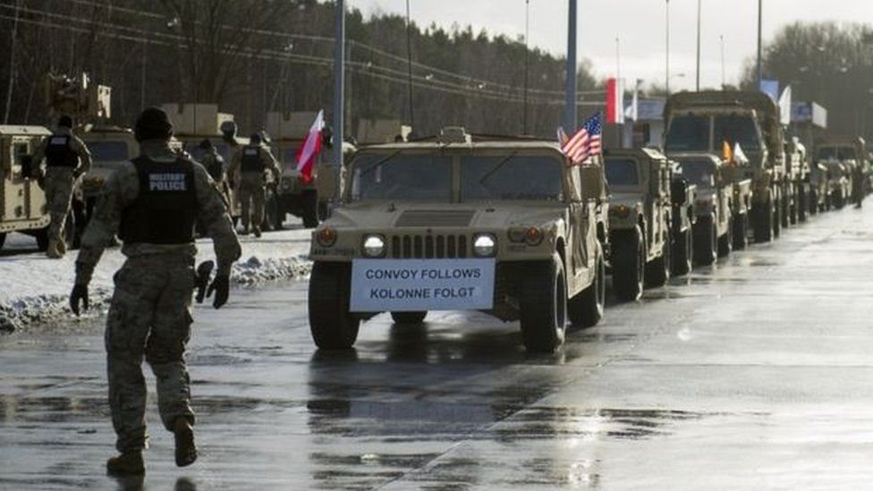 Tropas estadounidenses en Polonia