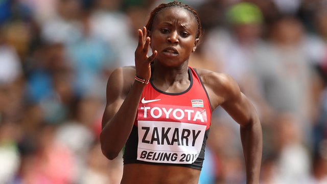Kenyan 400m runner Joyce Zakary