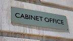 Cabinet Office sign