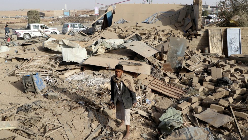 أسفر الصراع الدائر منذ ثلاث سنوات عن دمار اليمن