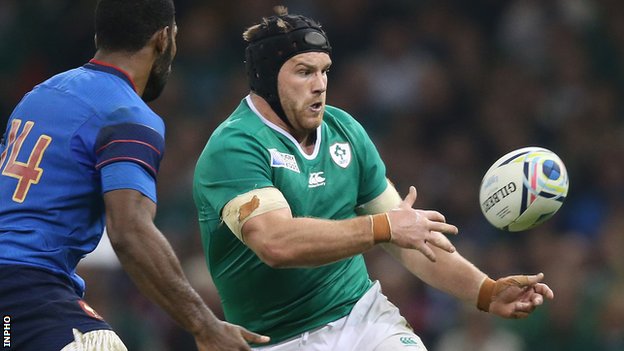 Ireland could be without Sean O'Brien for the quarter-final on Sunday