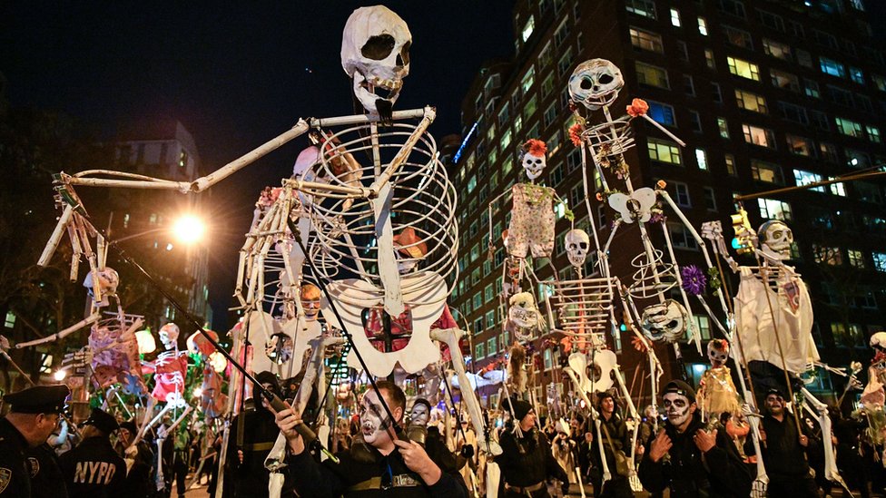 New York's Halloween parade goes ahead despite a truck attack in 