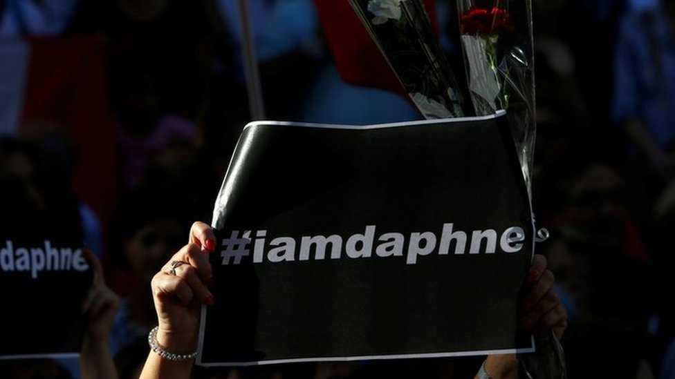 Daphne Caruana Galizia: Thousands demand justice in Malta