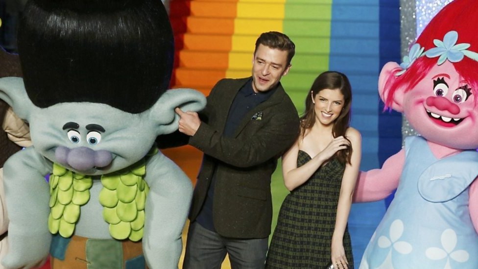 Justin Timberlake and Anna Kendrick have lent their voices to new animation Trolls