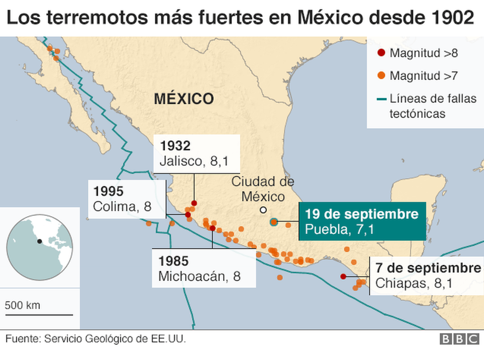 7 Gráficos Para Entender La Devastación Del Terremoto De México Tele 13 1274