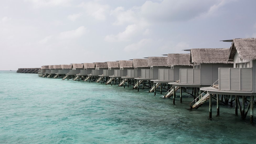 Un resort en Maldivas