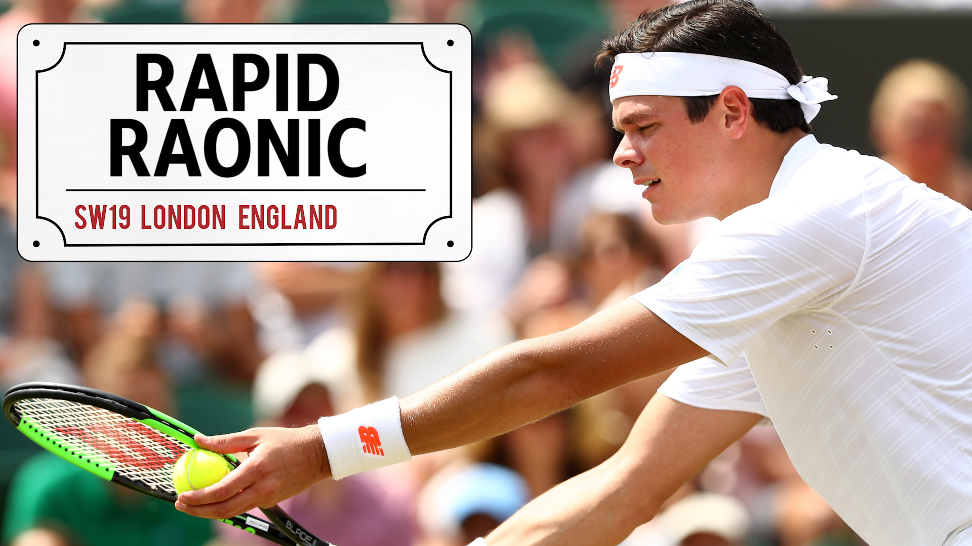 Watch: Raonic's massive serve causes havoc