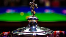 The World Snooker Championship trophy