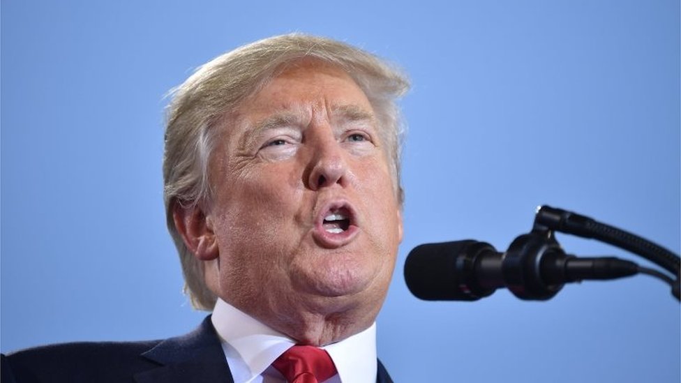 US President Donald Trump