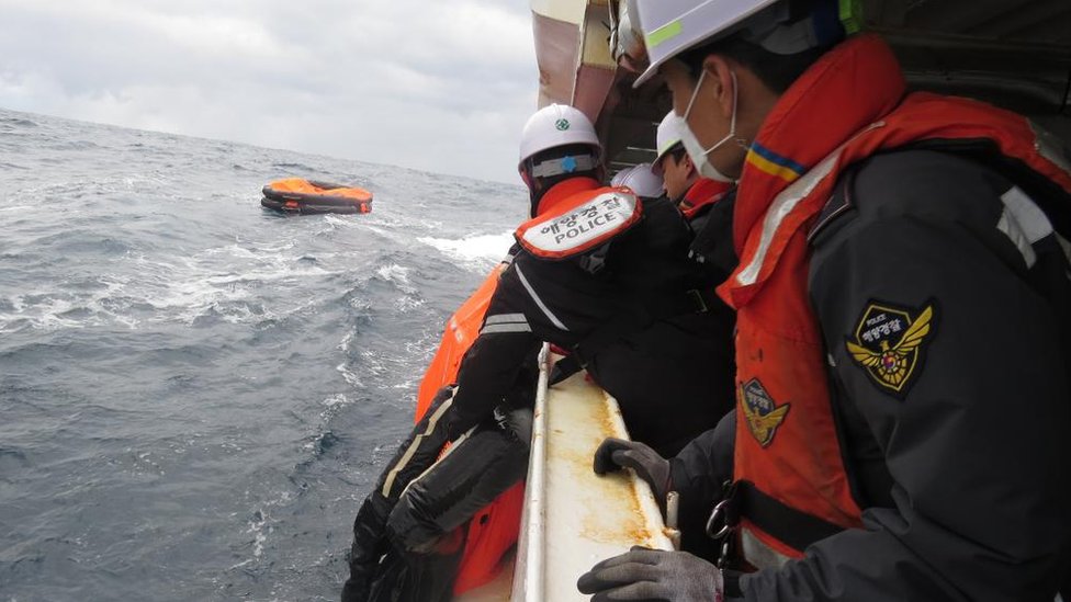 Eight dead after cargo ship sinks off Japan coast