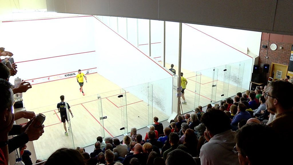 Why hundreds are watching squash in Cardiff