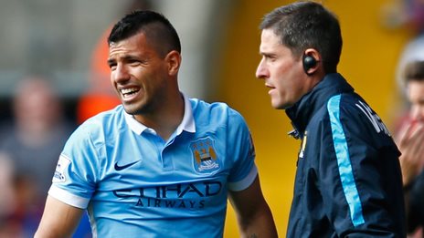 Man City's Aguero to miss Juve game