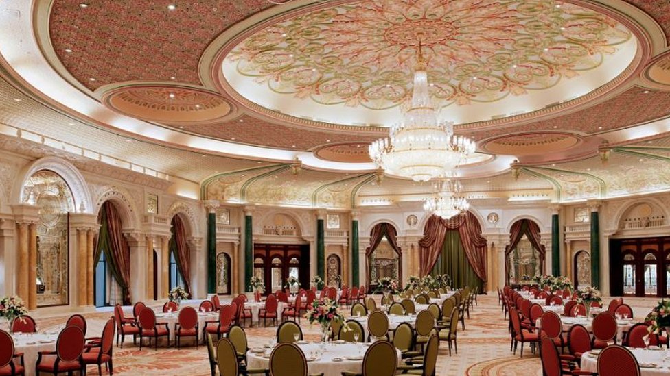 El salón B del hotel Ritz-Carlton en Riad. Foto: Web Ritz-Carlton Riad