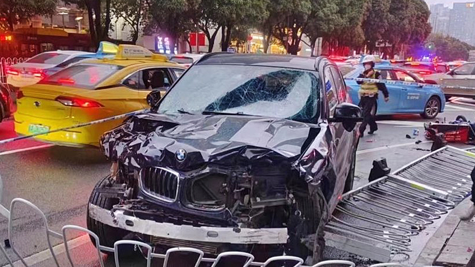 Five dead after man drives into crowd in China
