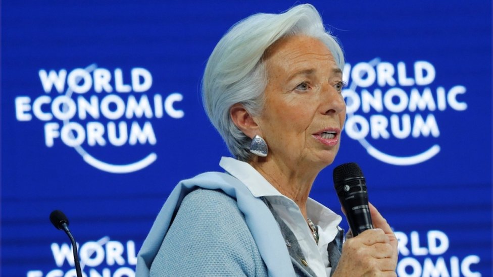 Christine Lagarde, directora del Fondo Monetario Internacional.