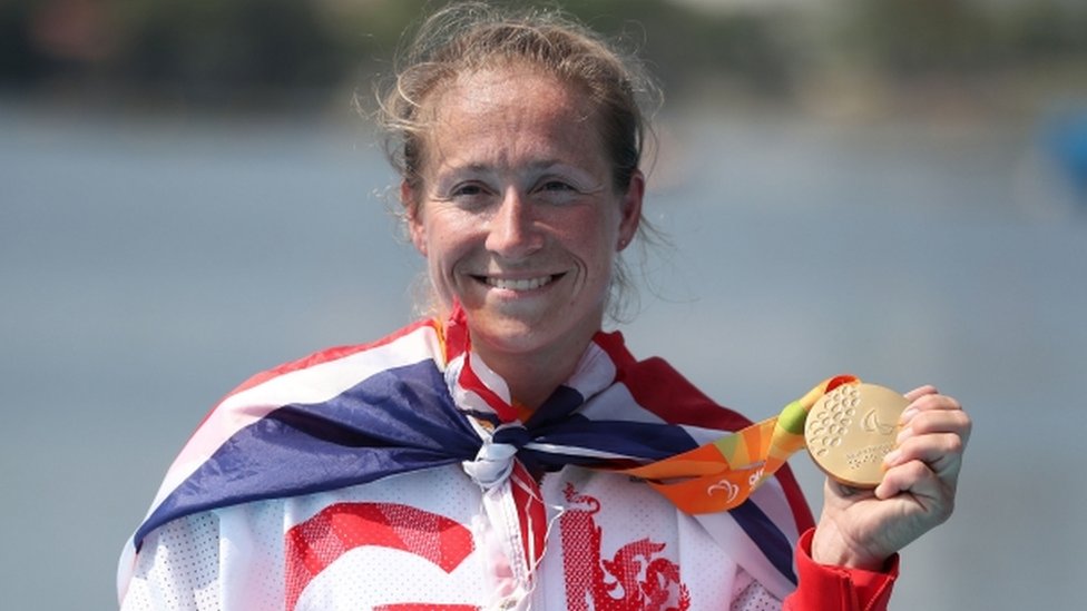 Rio Paralympics 2016: Rachel Morris leads triple gold for GB's rowers