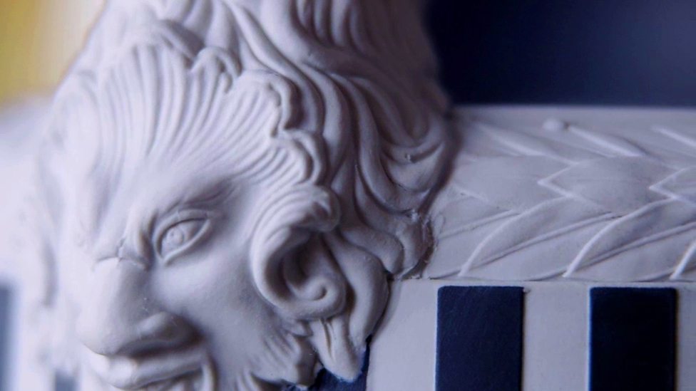 Detalle de porcelana