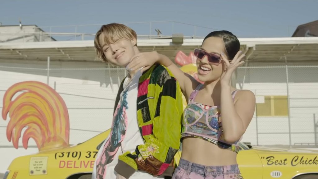 BTS: J-Hope drops new song Chicken Noodle Soup with Becky G - CBBC