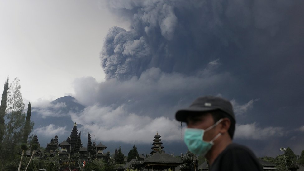 印度尼西亞巴厘島的阿貢火山