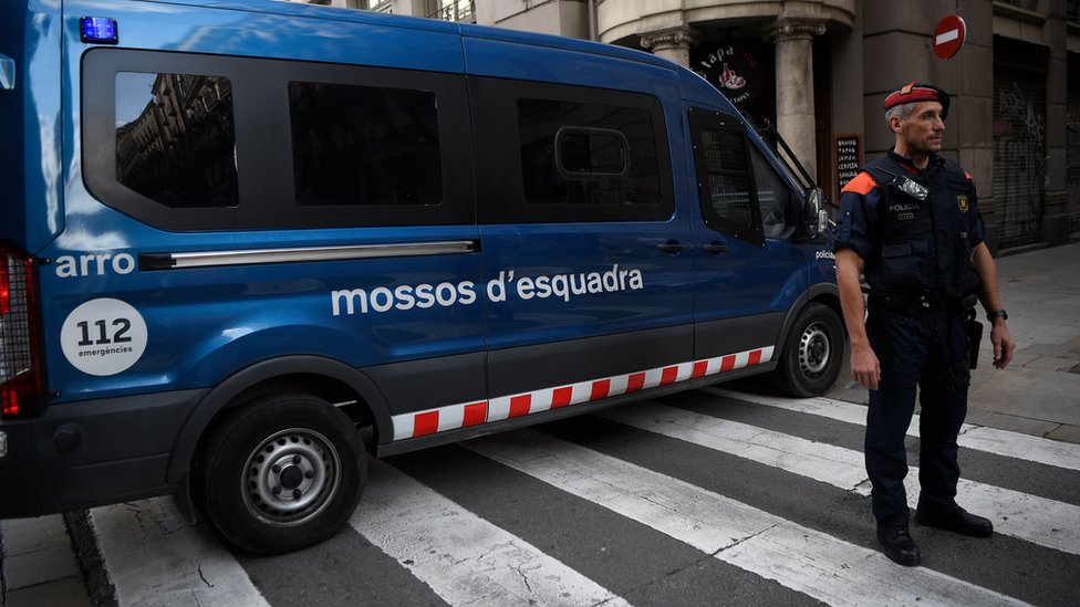 Un agente de los Mossos d'Esquadra.