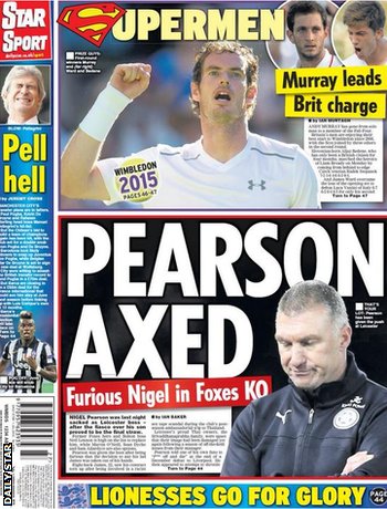 Daily Star back page